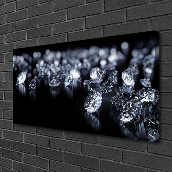 Obraz na plátne Diamanty umenie 100x50 cm
