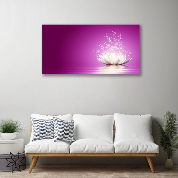 Obraz na plátne Kvet lotosu 100x50 cm