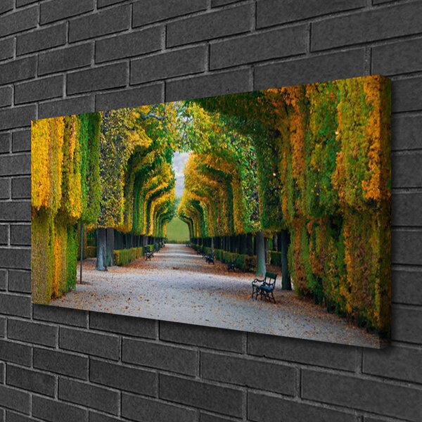 Obraz na plátne Park jeseň záhrada príroda 100x50 cm