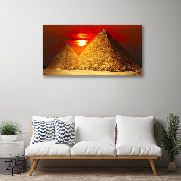 Obraz na plátne Pyramídy architektúra 100x50 cm