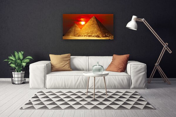 Obraz na plátne Pyramídy architektúra 100x50 cm