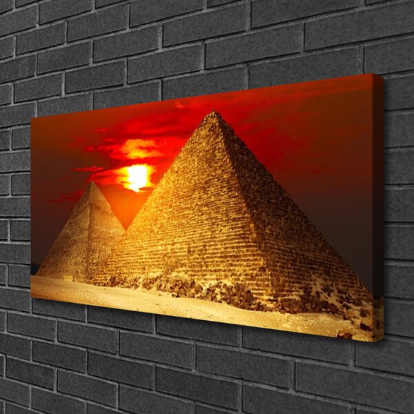 Obraz na plátne Pyramídy architektúra 100x50 cm