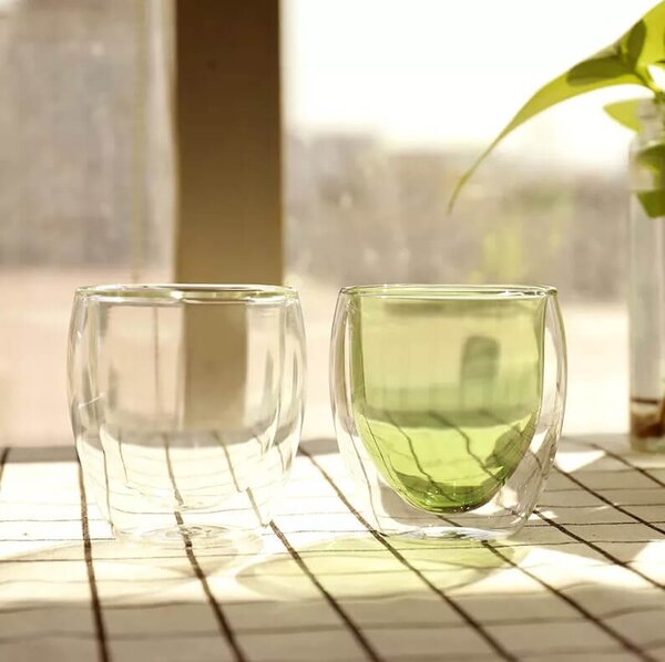 TYGLASS Termopohár s dvojitým sklom 250ml - clean číry