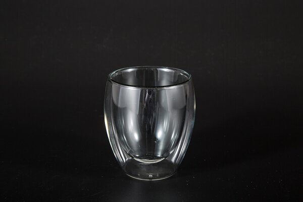 TYGLASS Termopohár s dvojitým sklom 250ml - clean číry