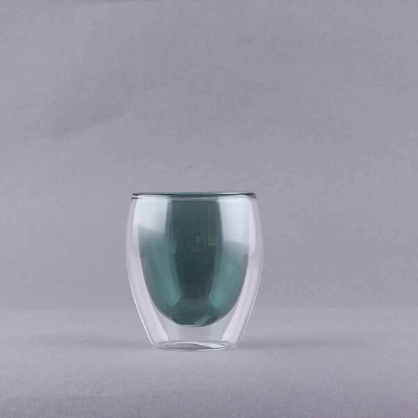 TYGLASS SCB14-150 Termopohár s dvojitým sklom 150ml Teal