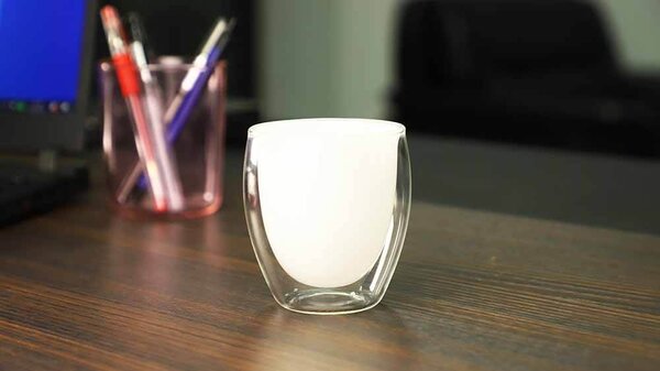 TYGLASS Termopohár s dvojitým sklom 150ml - Jade white
