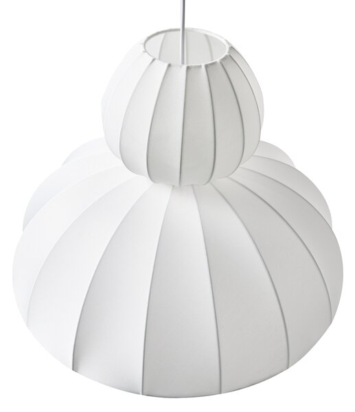 Závesná lampa biela umelý hodváb na strop moderný štýl obývacia izba jedáleň spálňa