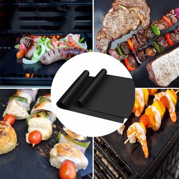 BBQ Grill Mat - teflová podložka na grill 30x40cm - 2 balenie