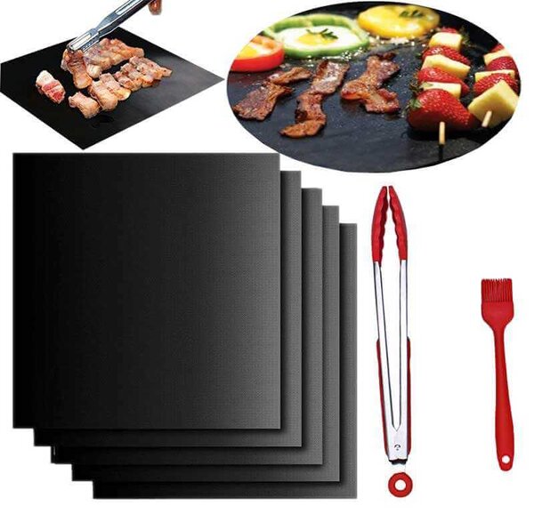 BBQ Grill Mat - teflová podložka na grill 30x40cm - 2 balenie