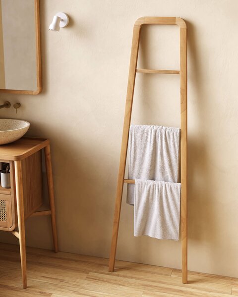 MUZZA Vešiak na uteráky nalia 50 x 160 cm prírodný