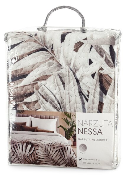 PREHOZ NA POSTEĽ NESSA 170X210 CM LISTY