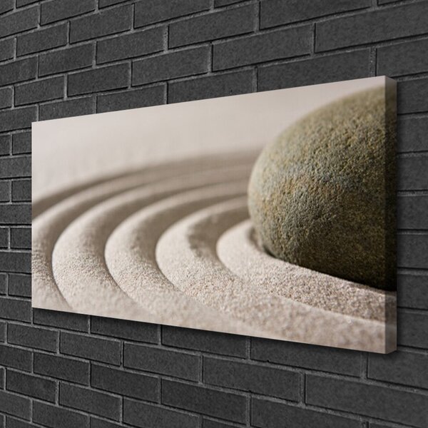 Obraz Canvas Kameň piesok umenie 100x50 cm