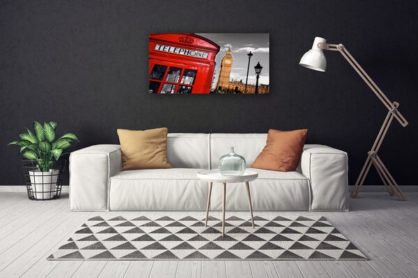 Obraz Canvas Telefónne budka londýn 100x50 cm