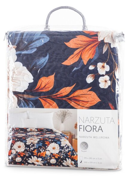 PREHOZ NA POSTEĽ FIORA 170X210 CM KVETY