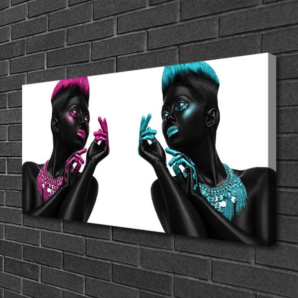 Obraz Canvas Postavy umenie 100x50 cm
