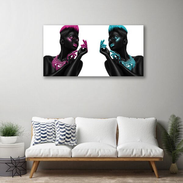 Obraz Canvas Postavy umenie 100x50 cm