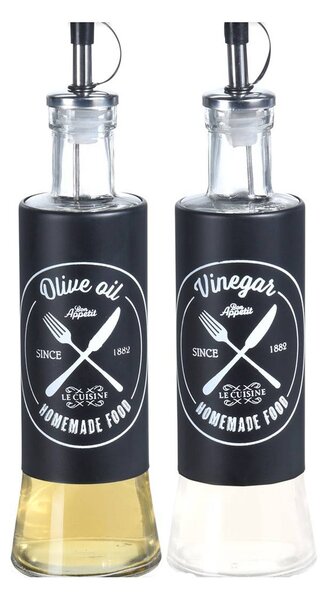 Sklenená fľaša na olej/ocot Morgan 300 ml sada 2ks
