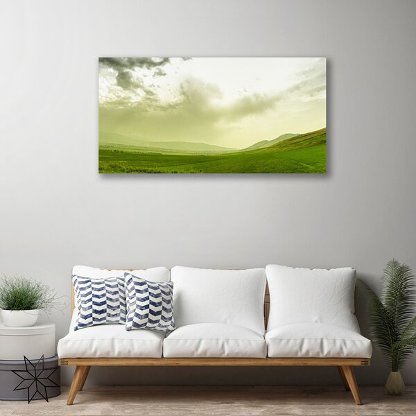 Obraz Canvas Lúka príroda zelený výhľad 100x50 cm