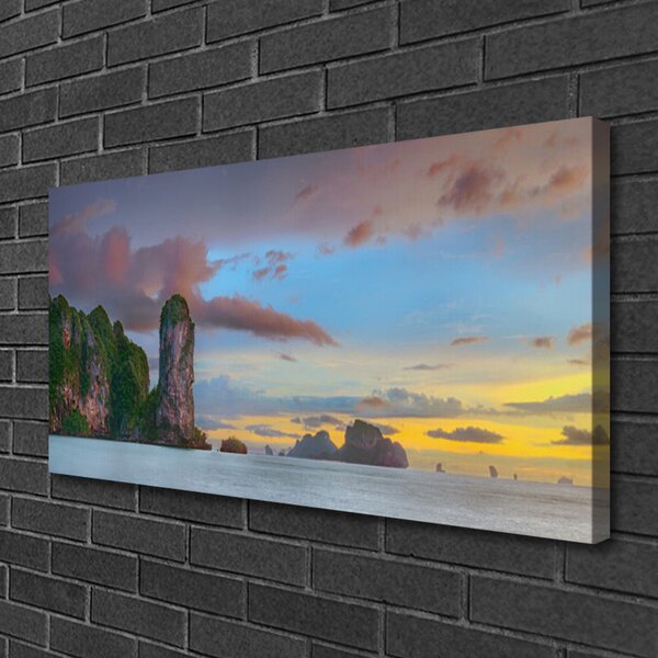 Obraz Canvas More hory príroda 100x50 cm
