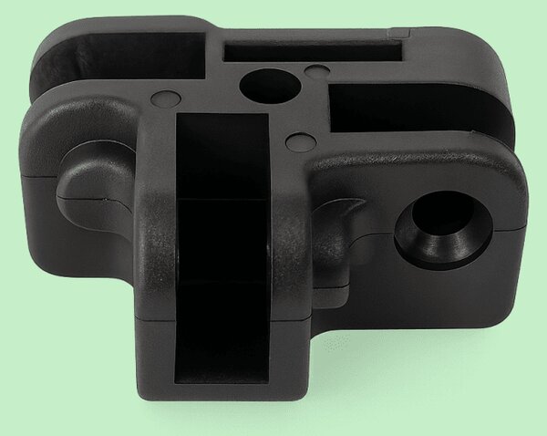 Spojka tyčiek hexa konštrukcie