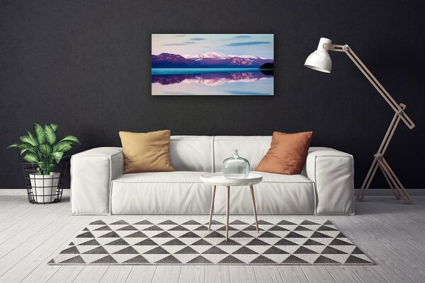 Obraz Canvas Hory jazero príroda 100x50 cm