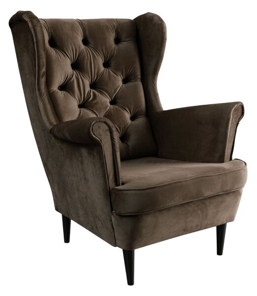 KRESLO UŠIAK BRUNO 2 CHESTERFIELD ROYAL VELVET 196