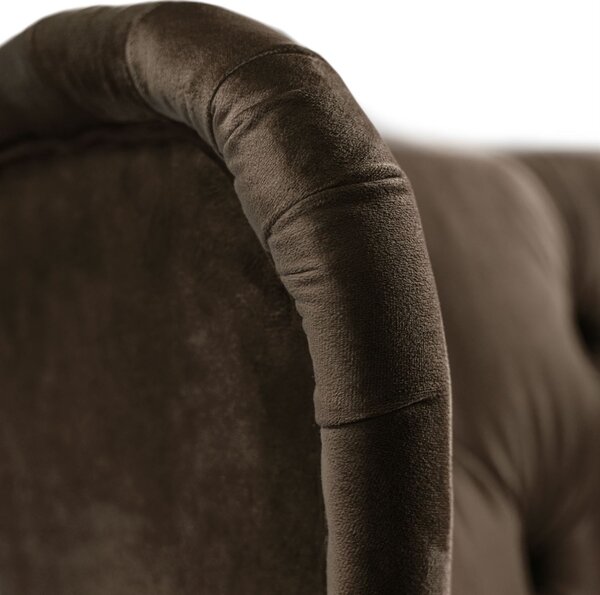 KRESLO UŠIAK BRUNO 2 CHESTERFIELD ROYAL VELVET 196
