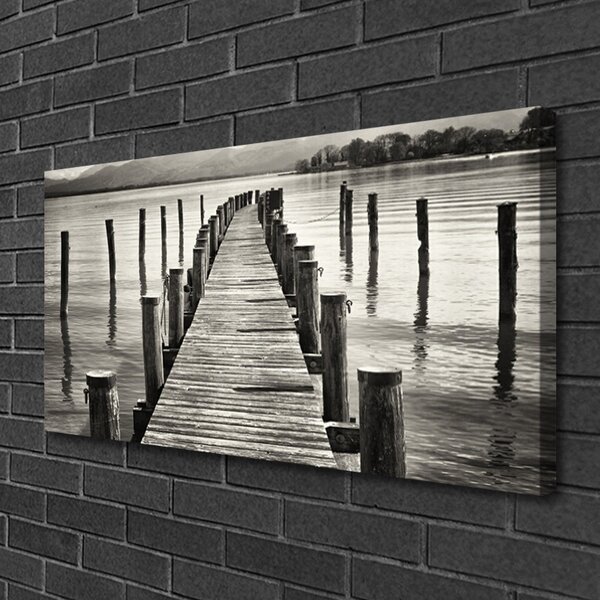 Obraz Canvas More most architektúra 100x50 cm