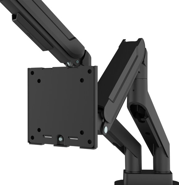 Stolový držiak na 2 ultrawide monitory s plynovou pružinou, až 49", až 15 kg