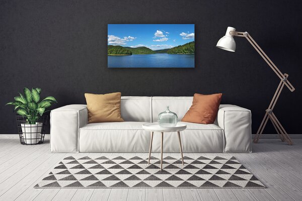 Obraz Canvas Jazero les príroda 100x50 cm