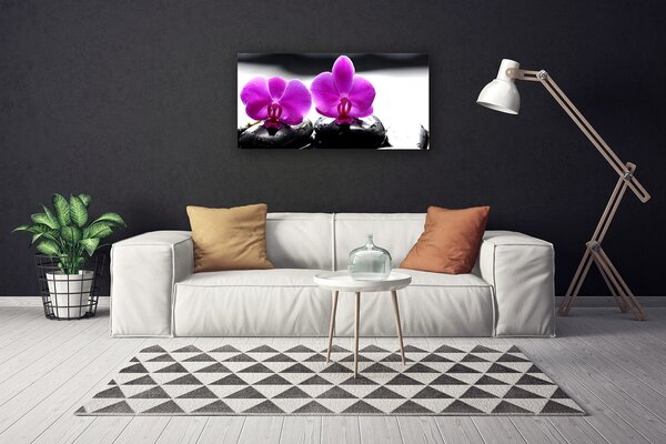 Obraz Canvas Kvety kamene zen kúpele 100x50 cm