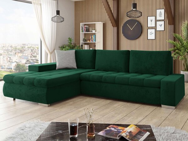 Mirjan24 Rohová pohovka Herkules Premium, Dostupné poťahy: Piano 26 + Piano 26 + Mokka 82 5903211433740