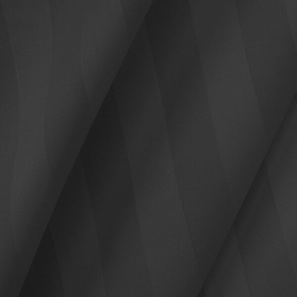 BAMBUSOVÁ OBLIEČKA NA VANKÚŠ STRIPE COAL 70X80 CM ČIERNA