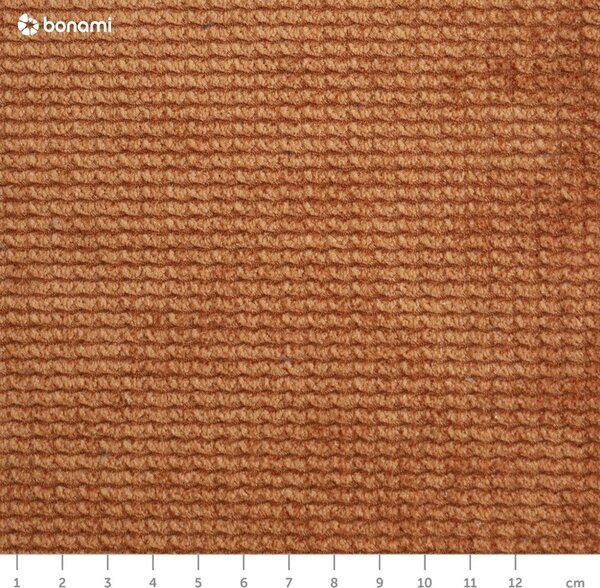 Hnedá menčestrová rozkladacia/s úložným priestorom pohovka 215 cm Bjork – Selection