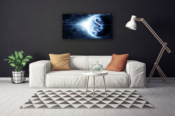 Obraz Canvas Krajina vesmír planéta 100x50 cm