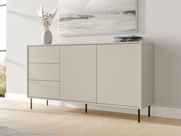 MEBLINE Komoda MELIS 150 2D3S kašmír