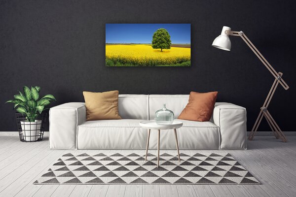 Obraz Canvas Lúka strom príroda pole 100x50 cm
