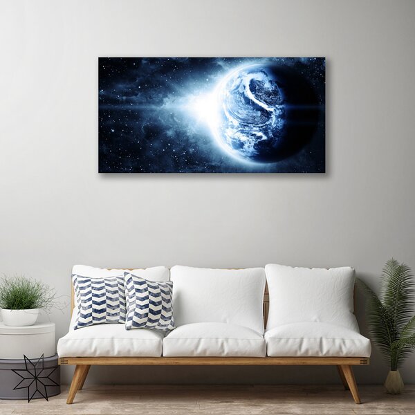 Obraz Canvas Krajina vesmír planéta 100x50 cm