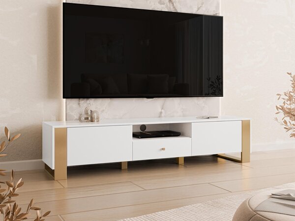 Mirjan24 TV stolík Nalker 2K1SZ, Farby: biela 5903211436338