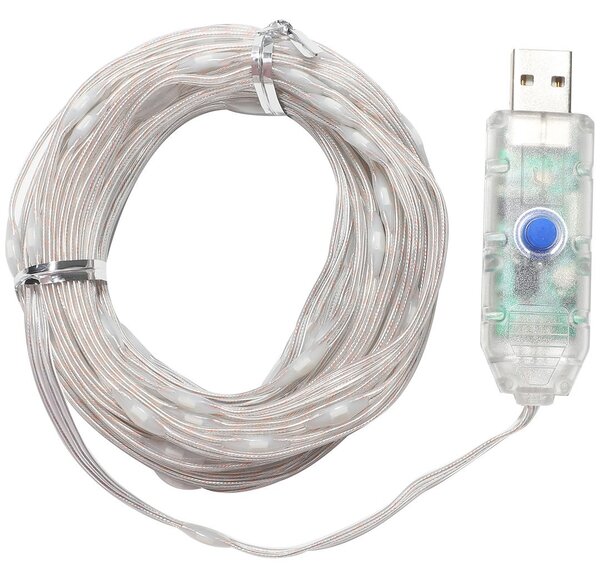LED svetelná reťaz Wizard, 10m, RGB, ovládač