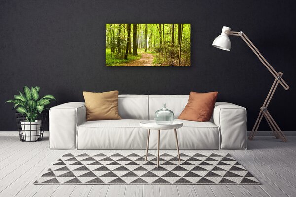 Obraz na plátne Les príroda 100x50 cm