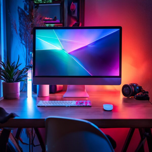 LED svetelná reťaz Wizard, 10m, RGB, ovládač