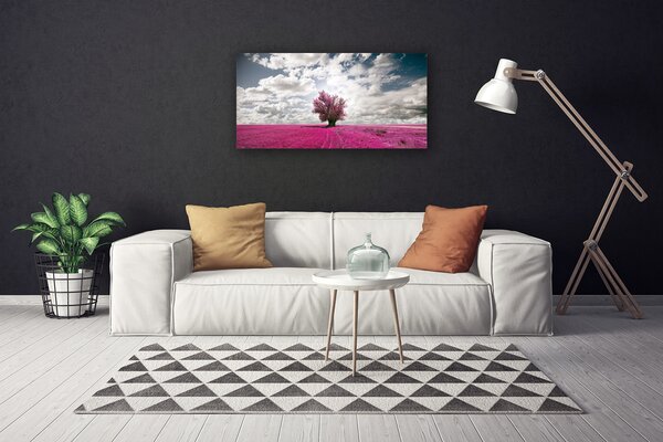 Obraz na plátne Strom pole príroda 100x50 cm