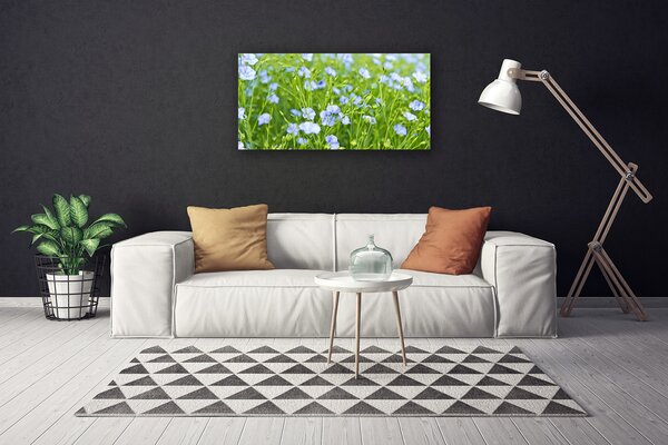 Obraz na plátne Kvety tráva rastlina príroda 100x50 cm