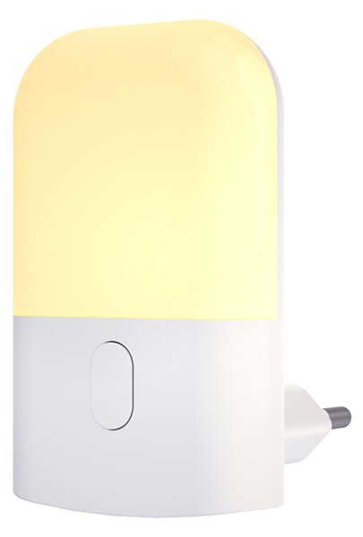 LED svietidlo do zásuvky Kama, 1x LED 0,5w, 2700k, w, senzor súmraku