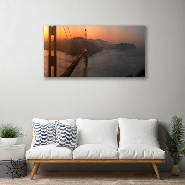 Obraz na plátne Most architektúra 100x50 cm