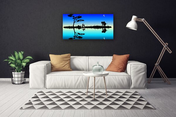 Obraz na plátne Abstrakcia umenie 100x50 cm