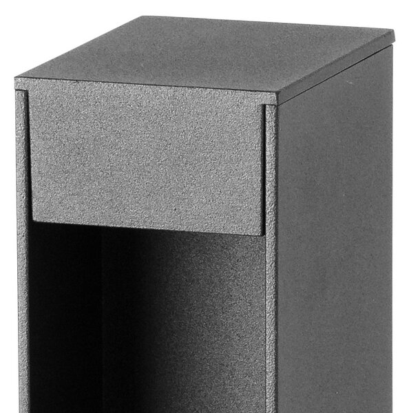 FARO BARCELONA LED podsvietenie Cerler, antracitová, 35 cm, IP65,, Hliník / sivá / zinok, Hliník, Moderný, Vonkajčie stĺpové osvetlenie