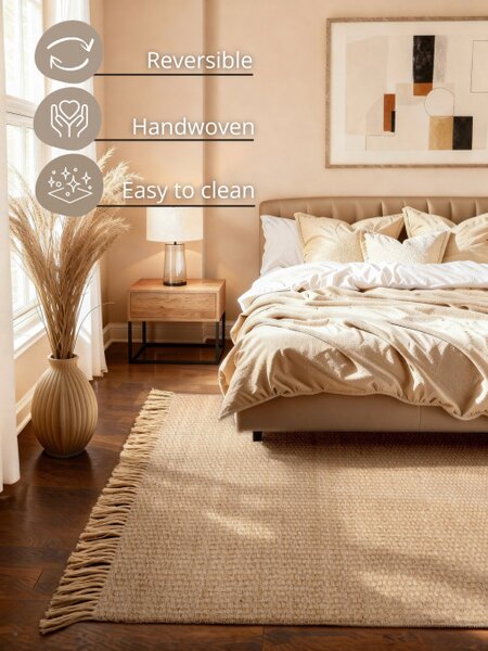 Koberec Hanse Home Handloom 1.0 FJORD prírodný / zlatý