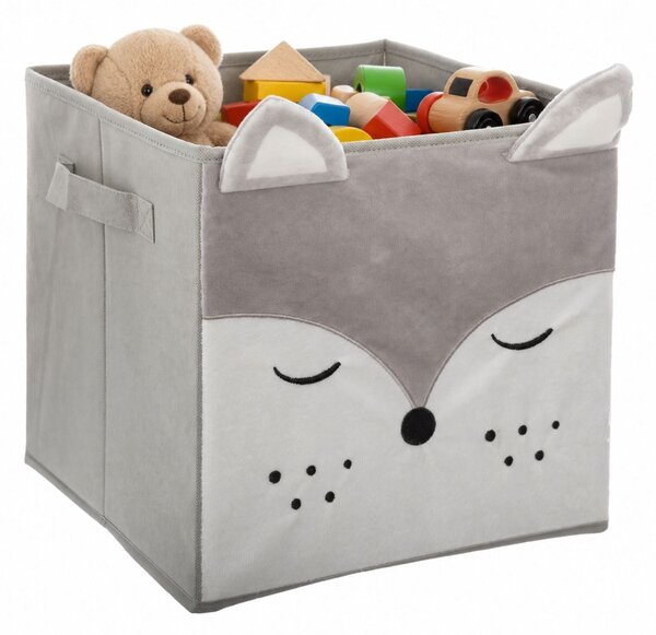 Úložný box Wolf, 29x29x29 cm, sivá BX